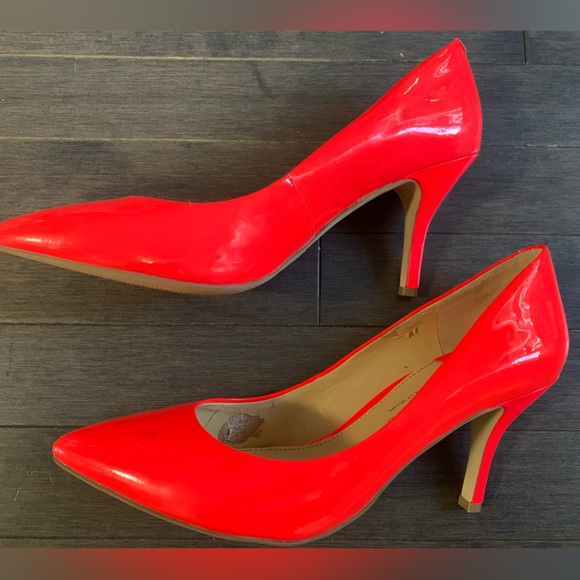 Hot Neon Pink Three Inch Heels from Town Shoes Women’s 7.5 - Picture 11 of 11